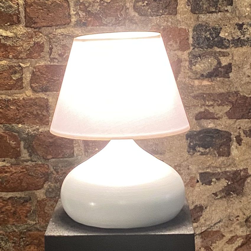 D-Light Motif Abajur Beyaz