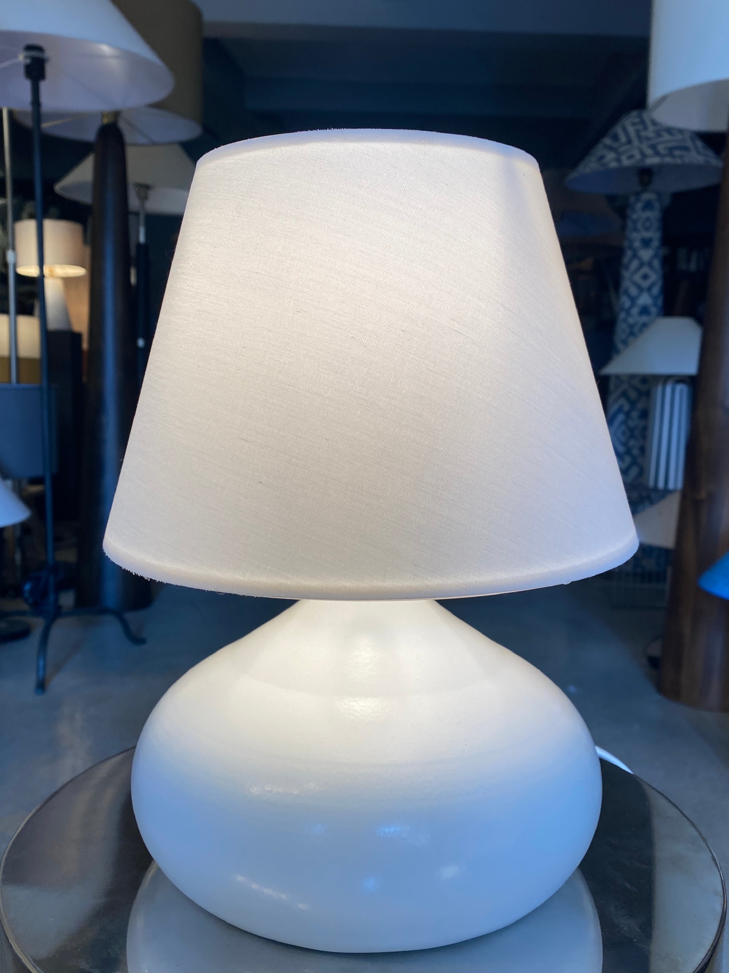 D-Light Motif Abajur Beyaz