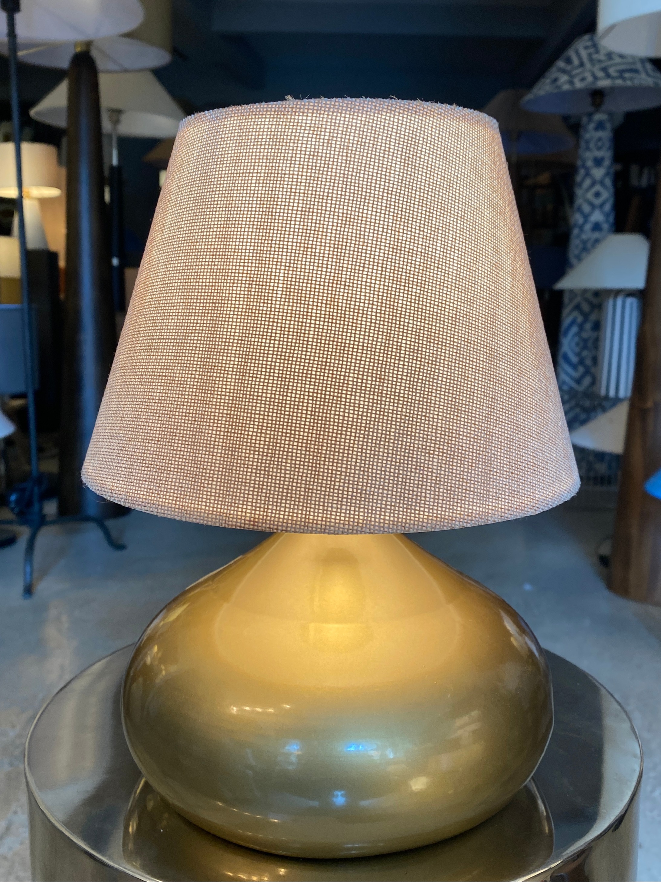 D-Light Motif Abajur Altın