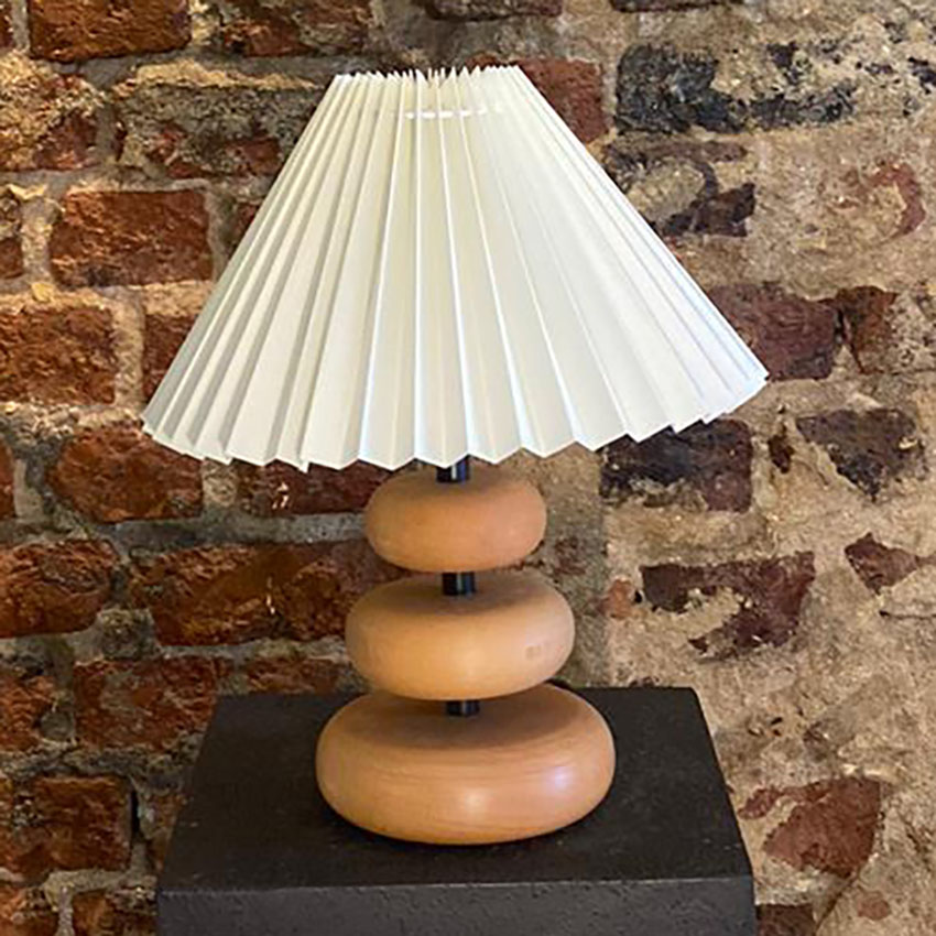 Ahşap Ayaklı Abajur