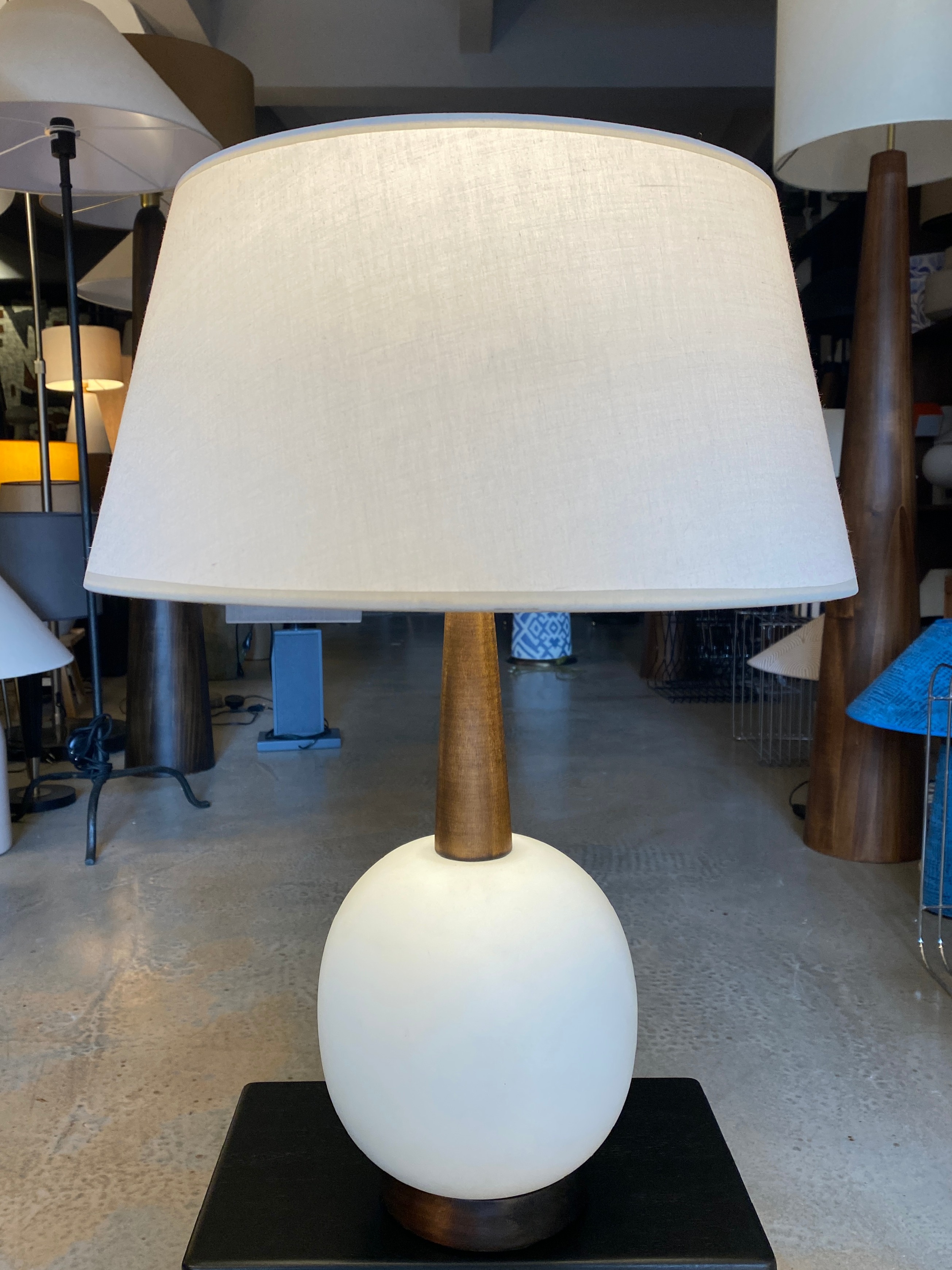 Porselen Gövdeli Abajur