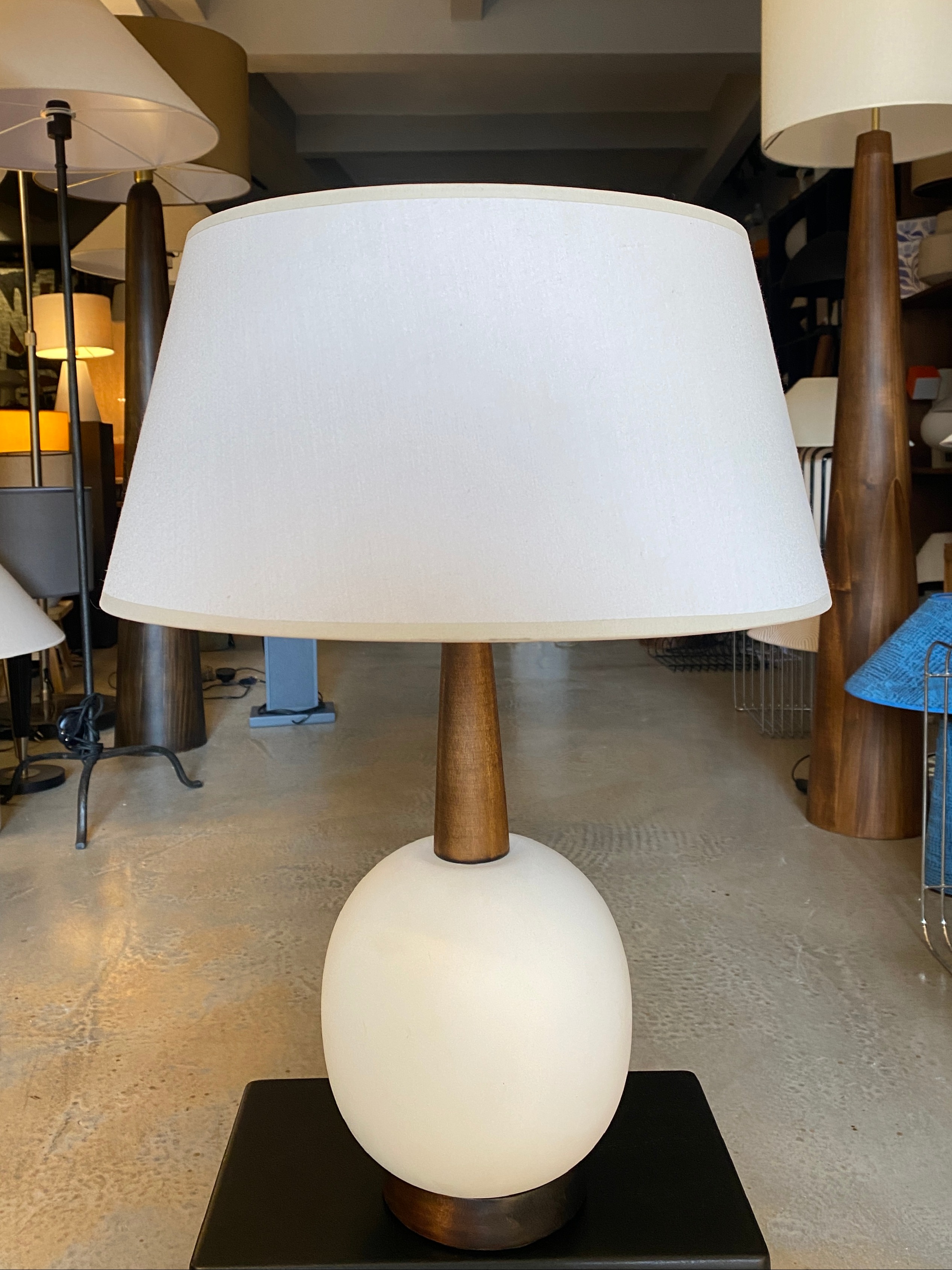 Porselen Gövdeli Abajur