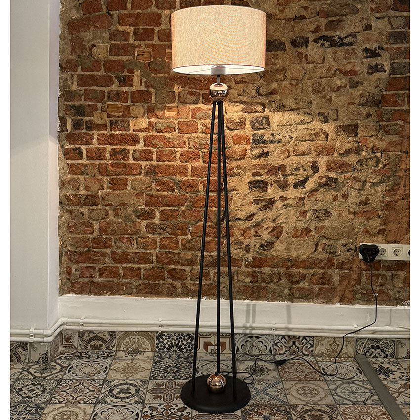 Fer Avize Derya Lüks Kahverengi Başlı Modern Lambader