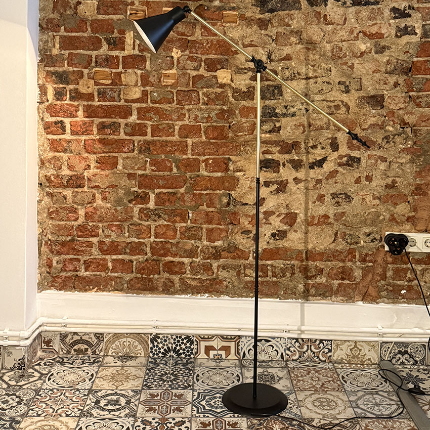 Aven Metal Lambader Siyah-Gold