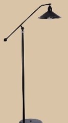 Piper Metal Başlıklı Lambader Siyah