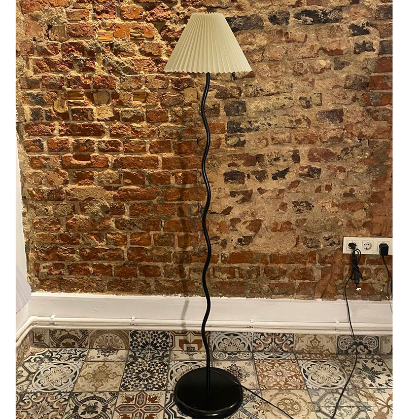 Quinn Lambader Krem-Siyah