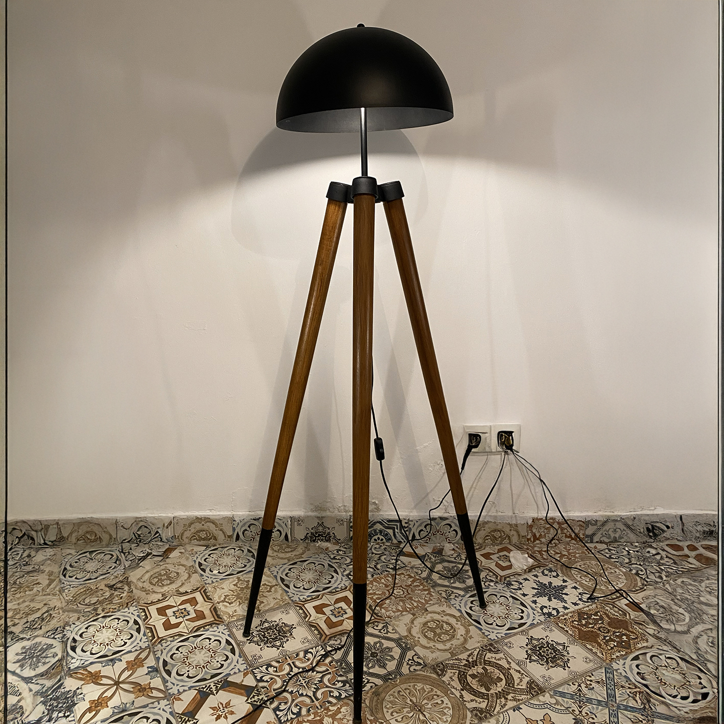 3 AYAKLI METAL KAFALİ LAMBADER